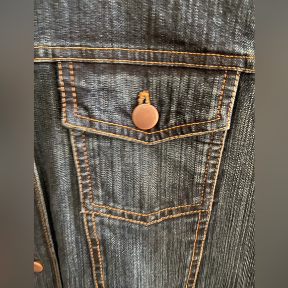 Jacket Blue Jean Womens Izod Denim Jacket - Picture 10 of 10